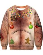 Hairy christmas kerst trui, Hobby en Vrije tijd, Ophalen of Verzenden, Nieuw