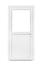 PVC Deur voor Garage, tuinhuis, schuur volpaneel,1/2,1/3glas, Doe-het-zelf en Bouw, Deuren en Vliegenramen, Kunststof, 80 tot 100 cm