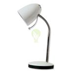 LED Bureau/Tafellamp met standaard | Wit, Huis en Inrichting, Lampen | Tafellampen, Nieuw, Metaal, Verzenden