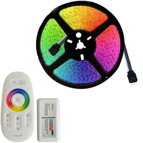 LEDStrip RGB - 10 meter - complete set - type 5050 - 30 Led, Maison & Meubles, Lampes | Autre, Enlèvement ou Envoi