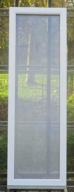 pvc raam , chassis , venster 56 x 177 wit / antraciet 7016, Bricolage & Construction, Châssis & Portes coulissantes, Enlèvement ou Envoi