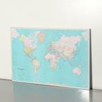 Officenow landkaart, Wereld, 150 x 95 cm, Articles professionnels, Aménagement de Bureau & Magasin | Fournitures de bureau, Ophalen of Verzenden