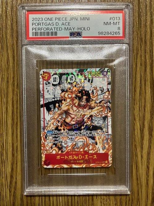 Bandai - 1 Graded card - Portgas D. Ace Holo - One Piece, Hobby & Loisirs créatifs, Jeux de cartes à collectionner | Autre