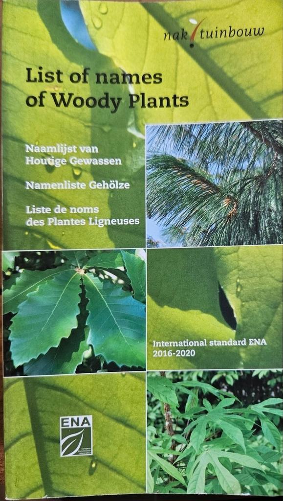 List of names of woody plants 9789081516938 M.H.A. Hoffman, Boeken, Schoolboeken, Gelezen, Verzenden