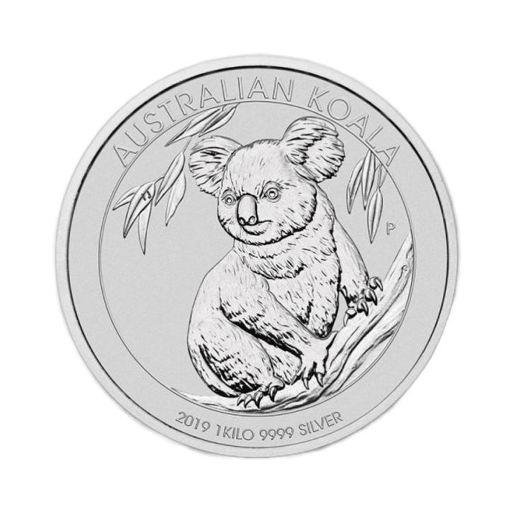 1 Kilo zilveren munt Koala 2019, Postzegels en Munten, Edelmetalen en Baren