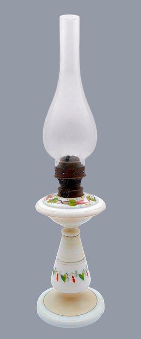 Lamp - Antiek model Roses Olielampverlichting -, Antiek en Kunst, Antiek | Overige Antiek