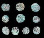 Byzantijnse Rijk Lote de 10 monedas Æ  (Zonder Minimumprijs), Postzegels en Munten