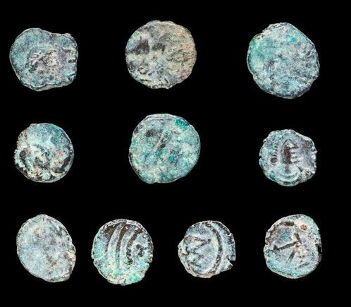 Byzantijnse Rijk Lote de 10 monedas Æ  (Zonder Minimumprijs), Postzegels en Munten, Munten | Europa | Niet-Euromunten