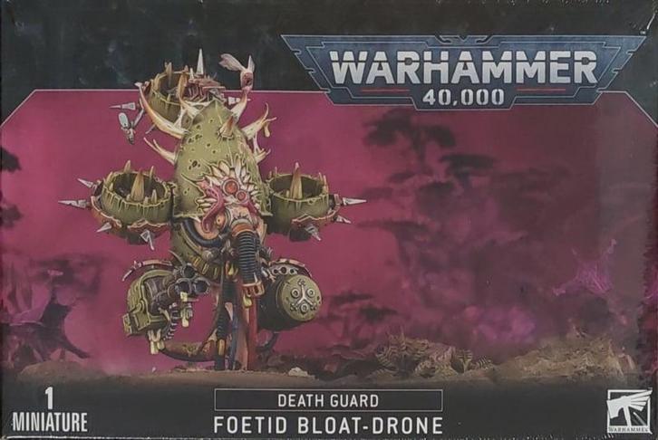 Warhammer 40.000 Death Guard Foetid Bloat-Drone (Warhammer, Hobby en Vrije tijd, Wargaming, Ophalen of Verzenden