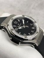 Hublot - Big Bang Steel Diamonds 0,87ct -, Handtassen en Accessoires, Horloges | Heren, Nieuw
