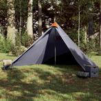 vidaXL Tente familiale tipi 7 personnes gris et orange, Caravans en Kamperen, Tenten