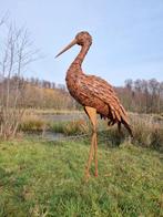 sculptuur, Staande reiger - 110 cm - metal, Antiek en Kunst