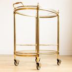 Serveerwagen - Gelakt messing, Antiek en Kunst