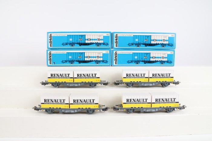 Märklin H0 - 4767 - Modeltrein goederenwagon (4) -, Hobby & Loisirs créatifs, Trains miniatures | HO