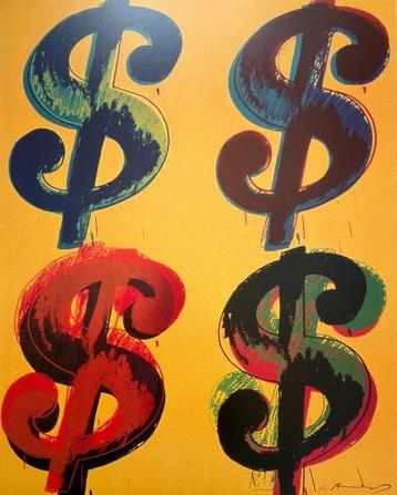 Andy Warhol (after) - 4$ - Offset lithography- TeNeues