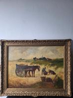 Piet van de Bergh (1865-1950) - Duinlandschap met paard en, Antiek en Kunst