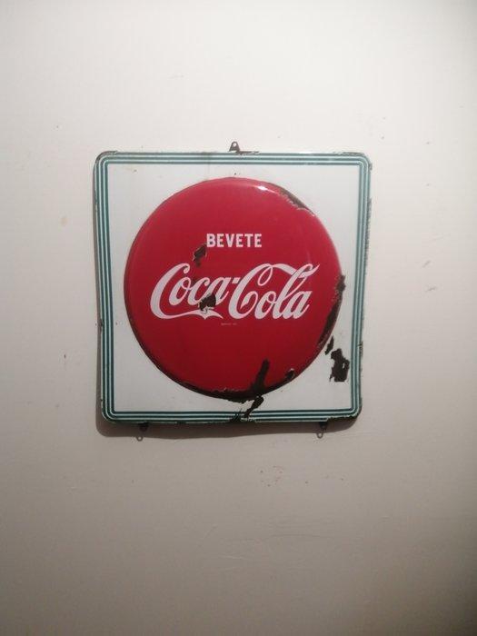 Coca-Cola - Coca cola - Emaille bord - Emaille, Antiek en Kunst, Antiek | Wandborden en Tegels