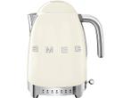 Smeg Variable Waterkoker 50s Style (klf04creu), Elektronische apparatuur, Waterkokers, 1 tot 2 liter, Verzenden, Nieuw