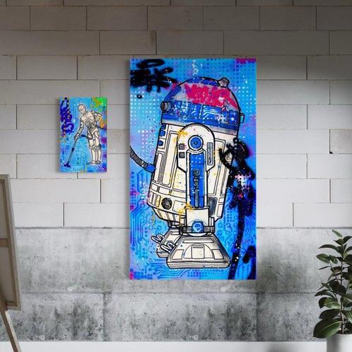 Moabit - 3CP0 VS R2D2 X Spring Cleaning /Diptych/ XL, Antiek en Kunst, Kunst | Schilderijen | Modern
