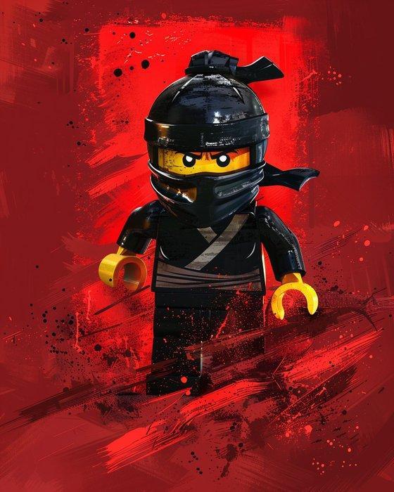 Shayer - NinjaGo - Cole Elemental Master - XL - 60x80cm, Kinderen en Baby's, Speelgoed | Duplo en Lego