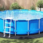 vidaXL Vijvergrondzeil Zwart Ø 458 cm Polyester geotextiel, Tuin en Terras, Zwembaden, Verzenden, Nieuw