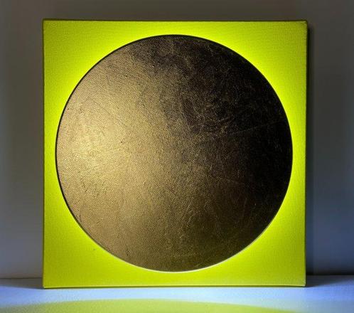 Bruno Bani (1964) - Eclisse totale Foglia oro, Antiek en Kunst, Kunst | Schilderijen | Modern