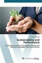 Sustainability and Performance. Richard New   ., Boulanger Richard, Verzenden