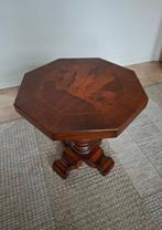 Bijzettafel - hout mahonie - Ingelegd fineer