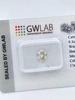 1 pcs Diamant (Naturelle) - 0.81 ct - Oval - F - SI2 -, Handtassen en Accessoires, Edelstenen, Nieuw