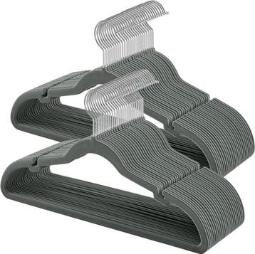 50x fluwelen kledinghangers - luxe kledinghanger - antislip beschikbaar voor biedingen
