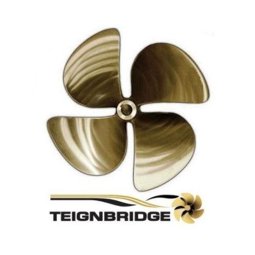 Bieden: Teignbridge 4-blade nibral propeller 620 x 880 L -, Watersport en Boten, Bootonderdelen, Ophalen of Verzenden
