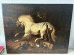 Europese school (XIX) - Paard in Stal (mogelijk van Eugène, Antiek en Kunst