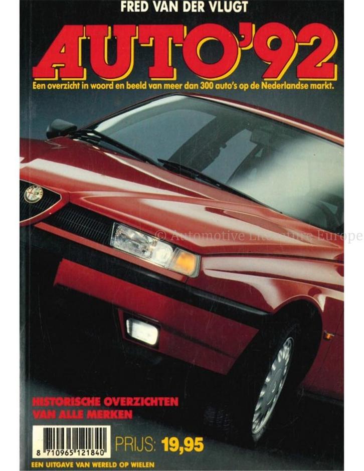 1992 AUTO JAARBOEK NEDERLANDS, Boeken, Auto's | Boeken