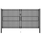 vidaXL Poort 4x2,5 m staal antraciet, Verzenden, Nieuw