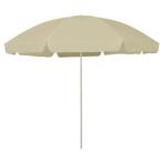Parasol 300 cm zandgeel | OP = OP | UV-bestendig, Verzenden, Nieuw, 2 tot 3 meter, Strandparasol
