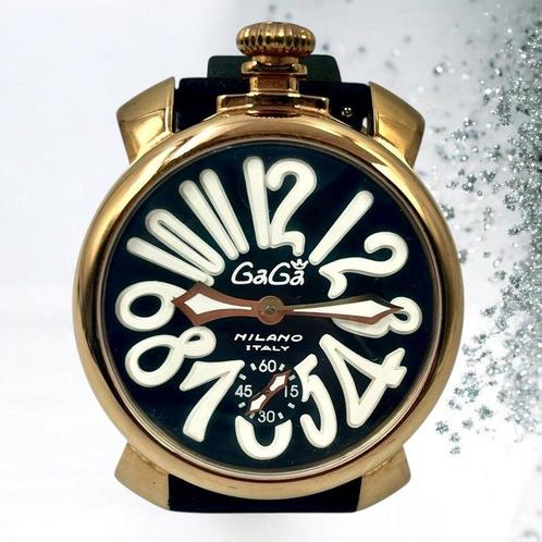 GaGà Milano - Manuale 48 mm - Heren - 2000-2010, Handtassen en Accessoires, Horloges | Heren