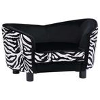 Hondenbank 68cm Zwart Pluche | Tweede Kansje | OP=OP, Verzenden, Nieuw, Pluche