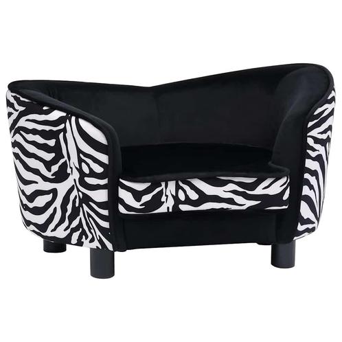 Hondenbank 68cm Zwart Pluche | Tweede Kansje | OP=OP, Dieren en Toebehoren, Hondenmanden, Nieuw, Pluche, Verzenden