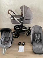 Joolz Day + kinderwagen Radiant Grey 3-in-1 Compleet Set, Kinderen en Baby's, Zo goed als nieuw, Combiwagen, Verstelbare duwstang