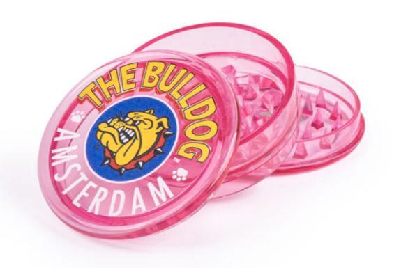 Bulldog Kruidengrinder Acryl  Roze, Verzamelen, Rookartikelen, Aanstekers en Luciferdoosjes, Nieuw, Verzenden
