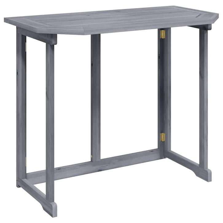 vidaXL Balkontafel inklapbaar 90x50x74 cm massief acaciahout, Tuin en Terras, Tuintafels, Nieuw, Verzenden
