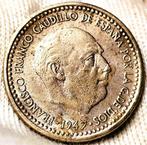 Spanje. Francisco Franco. 1 Peseta 1947 *51 (Muy Escasa), Postzegels en Munten