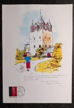 Kuifje - 1 Beperkte oplage stempel - Eerste dag vel Tintin, Nieuw