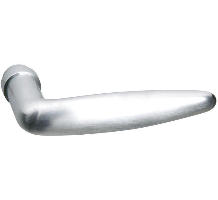 Deurklink Dudok mat chroom, Doe-het-zelf en Bouw, Hang- en Sluitwerk, Klink of Kruk, Nieuw, Overige materialen