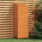 vidaXL Tuinschuur 55x52x174,5 cm massief vurenhout bruin, Tuin en Terras, Verzenden, Nieuw