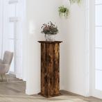 vidaXL Plantenstandaard 33x33x100 cm bewerkt hout gerookt, Verzenden, Nieuw