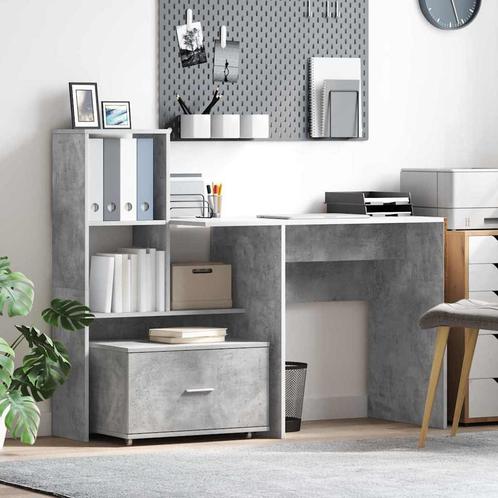 vidaXL Ladekast met wiel Grijs 55 x 45 x 33.5 cm Bewerkt, Huis en Inrichting, Kasten | Overige, Nieuw, Verzenden