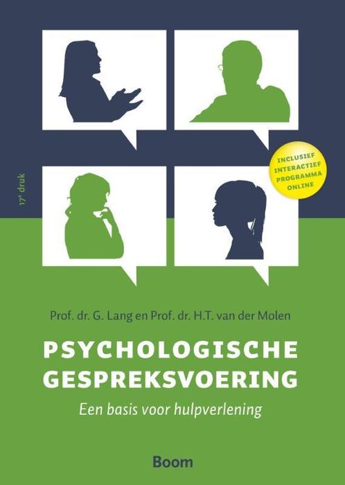 Psychologische gespreksvoering 9789024402021, Boeken, Psychologie, Zo goed als nieuw, Verzenden