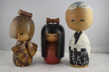 Kokeshi Collectie - Hout - Tomio - Japan - Shwa periode