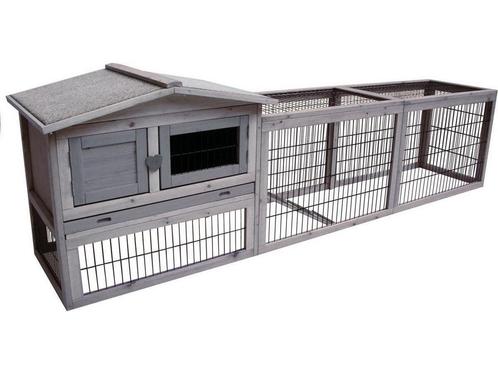 Flamingo Jumbo Cottage - Konijnenhok met ren - Extra groot, Huis en Inrichting, Woonaccessoires | Overige, Zo goed als nieuw, Verzenden